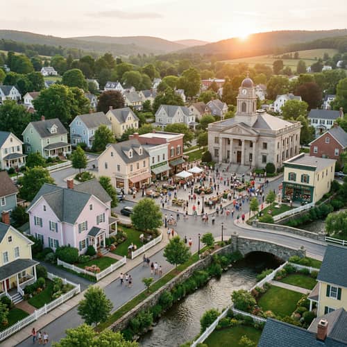 Charming Small Town: A Quaint Escape Charming Small Town: A Quaint Escape