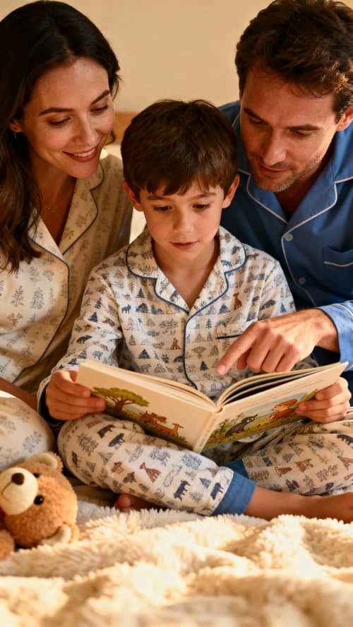Cozy Bedtime Story Moments with Family