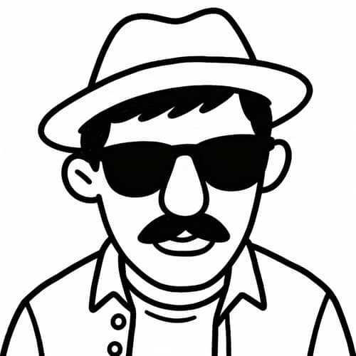 Unique Black-and-White Doodle Art Illustration Unique Black-and-White Doodle Art Illustration