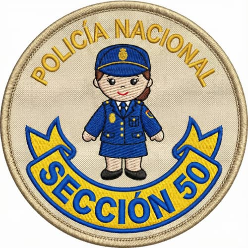 Gala Police Doll Patch Design - Section 50