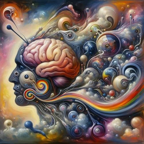Surreal Oil Painting: Mental Health Theme | Abstract Artwork
