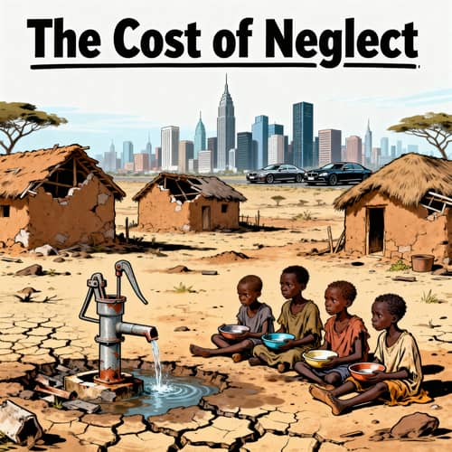 Political Cartoon on Poverty in Africa Political Cartoon on Poverty in Africa