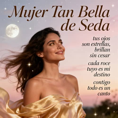 Beautiful Woman of Silk - A Romantic Tribute