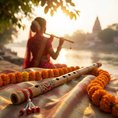 Devotional Krishna Flute Melody | Calm & Spiritual Devotional Krishna Flute Melody | Calm & Spiritual