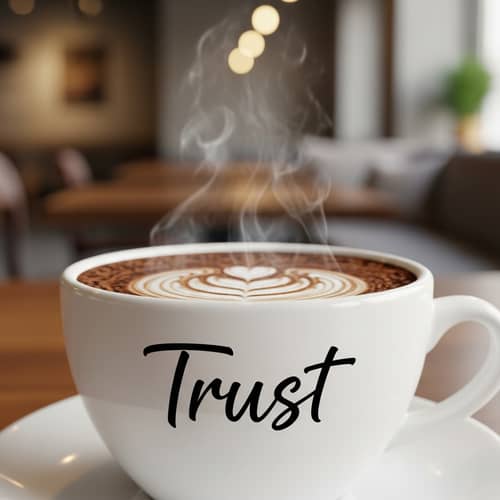 Trust Coffee Cup - Perfect for Your Morning Brew