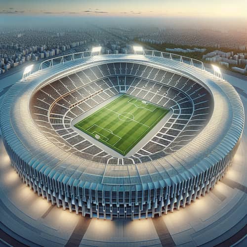 Iconic Stadium Hosting Grand Football Matches and Events