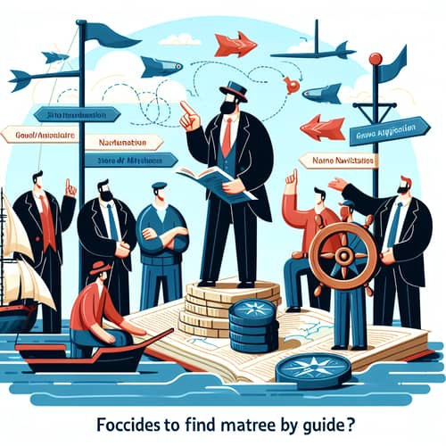 Maritime Navigation Guide for Group of Merchants