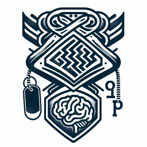 Military Psychology Tattoo Design: Pride & Power Symbolized