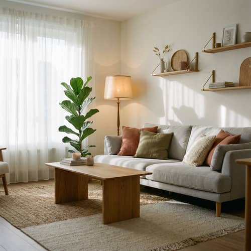 Cozy Scandinavian Living Room Design Ideas