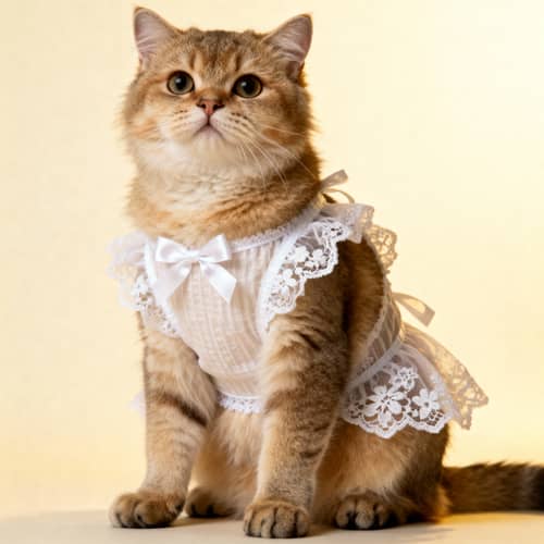 Adorable Cat in Lingerie | Unique Pet Fashion