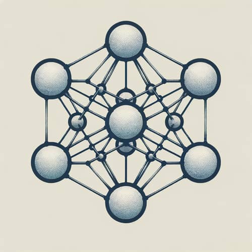 Mathematical Graph with 6 Vertices and 8 Edges