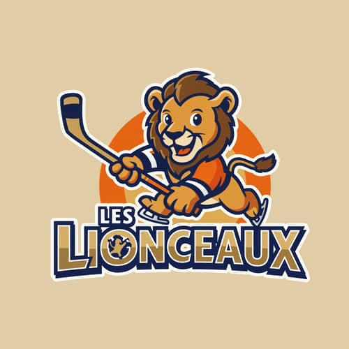 Les Lionceaux Hockey Team Logo