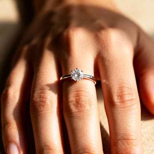 Engagement Ring on My Ring Finger Engagement Ring on My Ring Finger