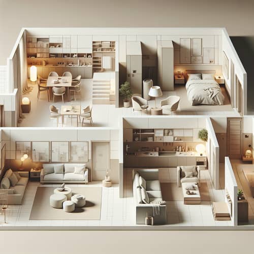 Italian Minimalist Interior Design - 140 sqm Apartment