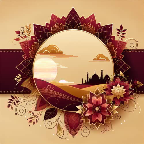 Custom Maroon & Gold Banner Design