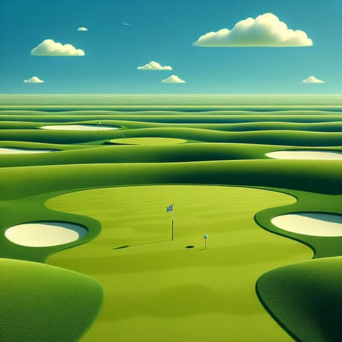 Minimalist Golf Courses | Clean, Green Serenity