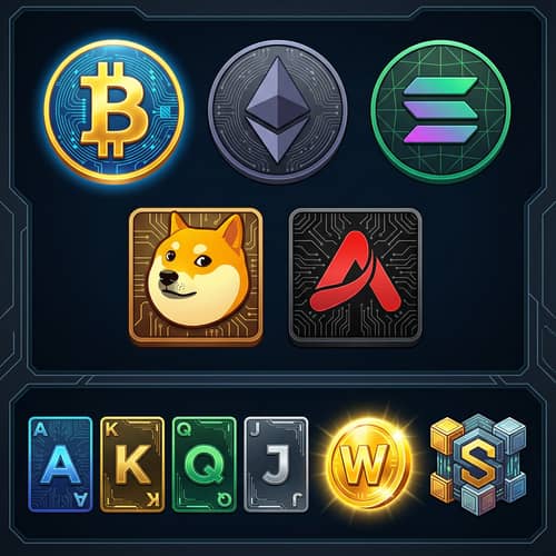 Explore High-Value Cryptocurrency Symbols & Styles