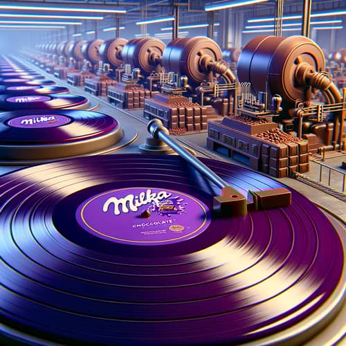 Chocolate Vinyl Records | Irresistible Milka Creations