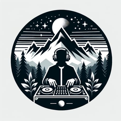 Minimalistic DJ Logo Design for North Wilderness Company | 4K Resolution