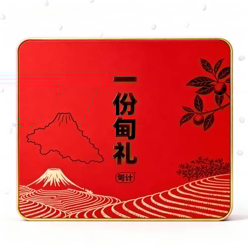 Elegant Red Gift Box Designs - Dianji E-commerce