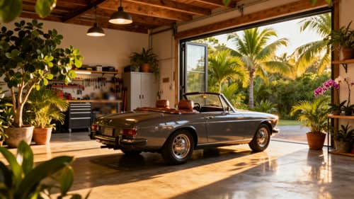 Beautiful Tropical Garage Interior Design Beautiful Tropical Garage Interior Design