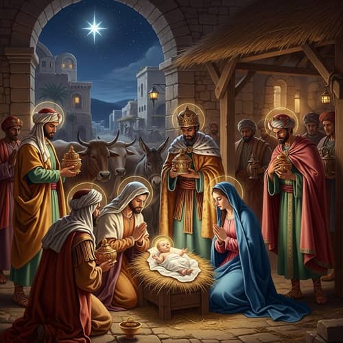 Adoration of the Magi - Historical Artwork