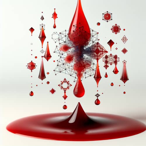 Sacred Geometry Transformation | Artistic Blood Drop Imagery