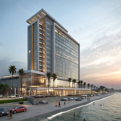 Luxury Modern 5-Star Hotel Design in Anzali Luxury Modern 5-Star Hotel Design in Anzali