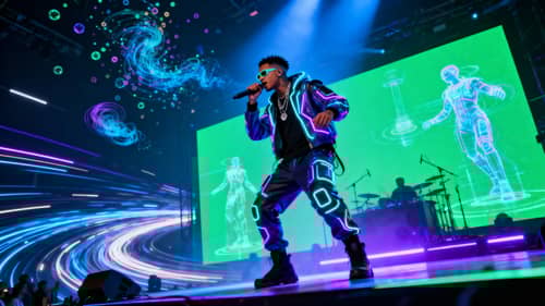 Futuristic Rap Artist in 2025: A Cinematic Experience