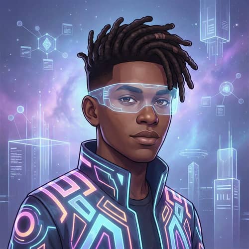 Handsome Web3 Male African Alpha Avatar