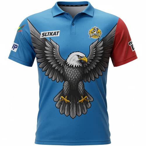 Cricket Jersey with Eagle Design