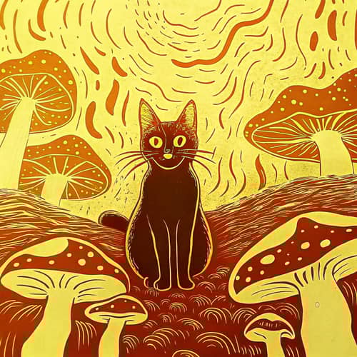 Psychedelic Cat Movie: A Colorful Experience