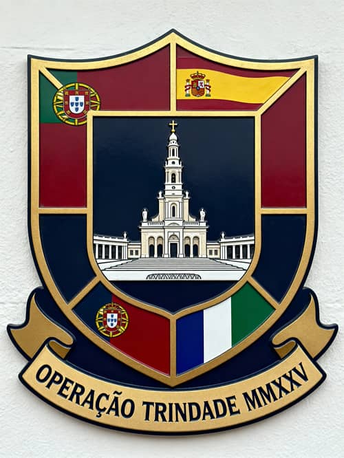 Police Force Coat of Arms - Trindade Operation 2025 Police Force Coat of Arms - Trindade Operation 2025