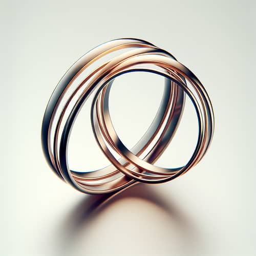 Modern Vector Art Rings - Dynamic Composition | Adobe Illustrator