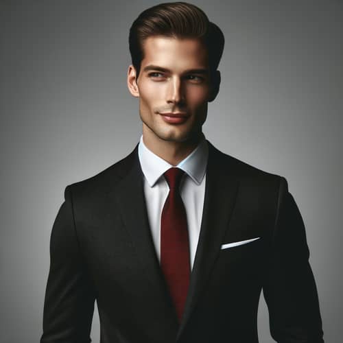 Professional Caucasian Businessperson Profile Photo