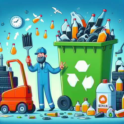 Recycling Empty Oil Containers - Comply with Legal Requirements