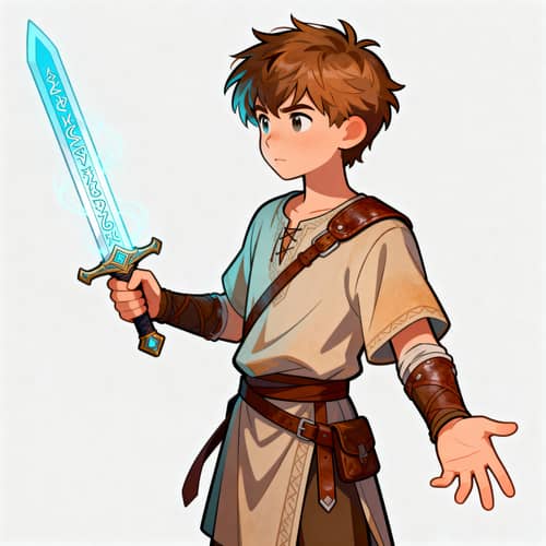 2D Sprite of Kai/Kai: Sword Memory Explorer