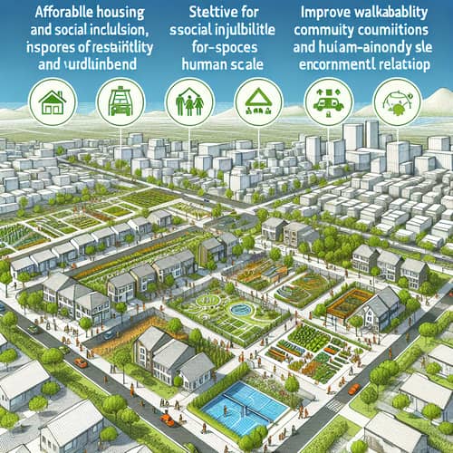Sustainable Neighborhood Design for Inclusive Living