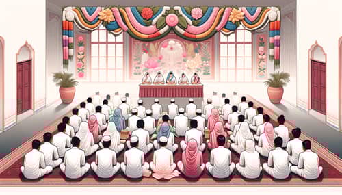 Indian Classroom Presentation: Diverse Audience Sitting Attentively