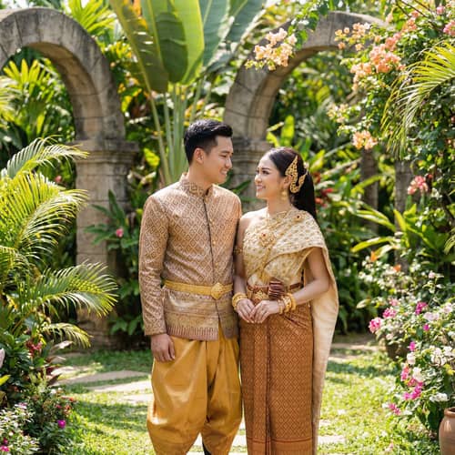 Khmer Traditional Wedding Photo Editing Services