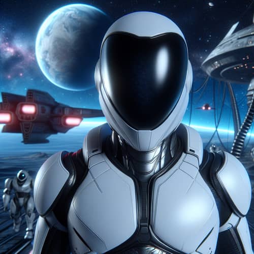 Animated Stormtrooper in Star Wars Cartoon