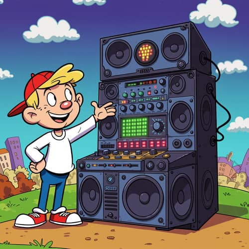 Titeuf with a Sound System: A Fun Vibe