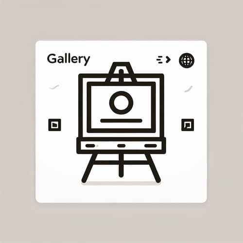 Gallery Icon: Simple & Neutral | Website Design
