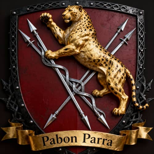Pabon Parra Family Crest: Game of Thrones Style