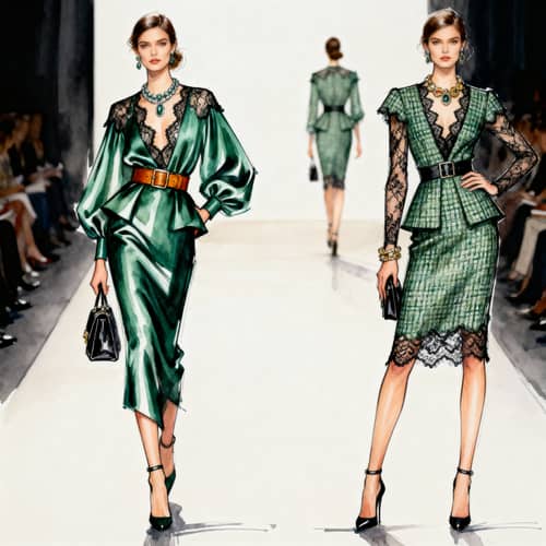 Haute Couture Fashion Design Illustrations