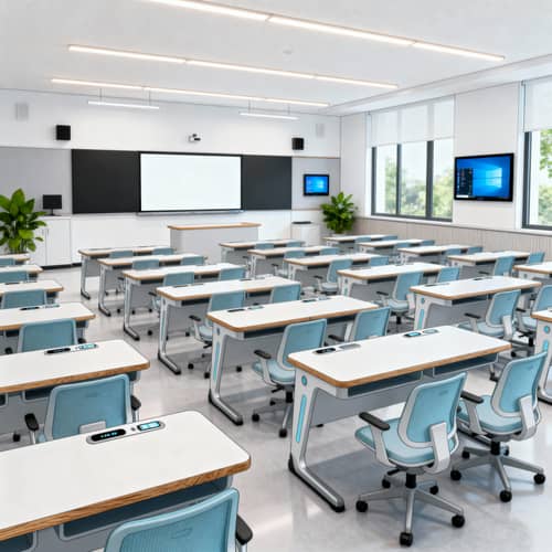 Modern Classroom Design for 25 Students Modern Classroom Design for 25 Students