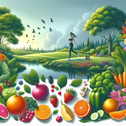 Enhancing Health with Natural Elements: Fruits, Vegetables, and Nature