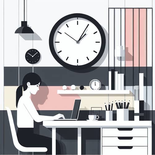 Efficient Time Allocation & Focused Productivity | Minimalist Workspace