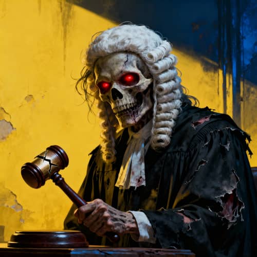 Fearsome Judge Drawing - Capture the Terror Fearsome Judge Drawing - Capture the Terror