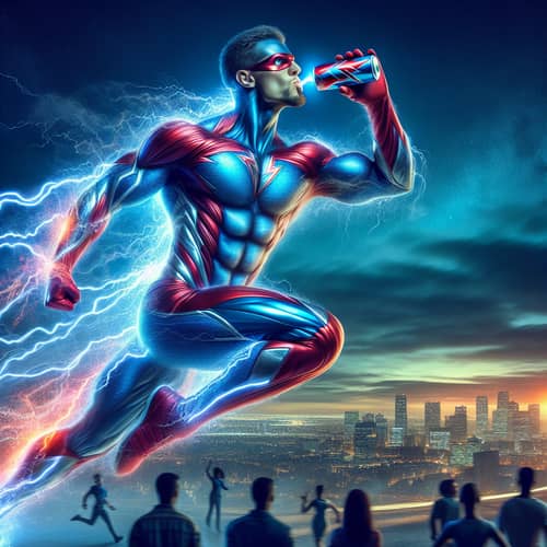 Powerful Superhero in Action | Striking Outfit in Bold Colors